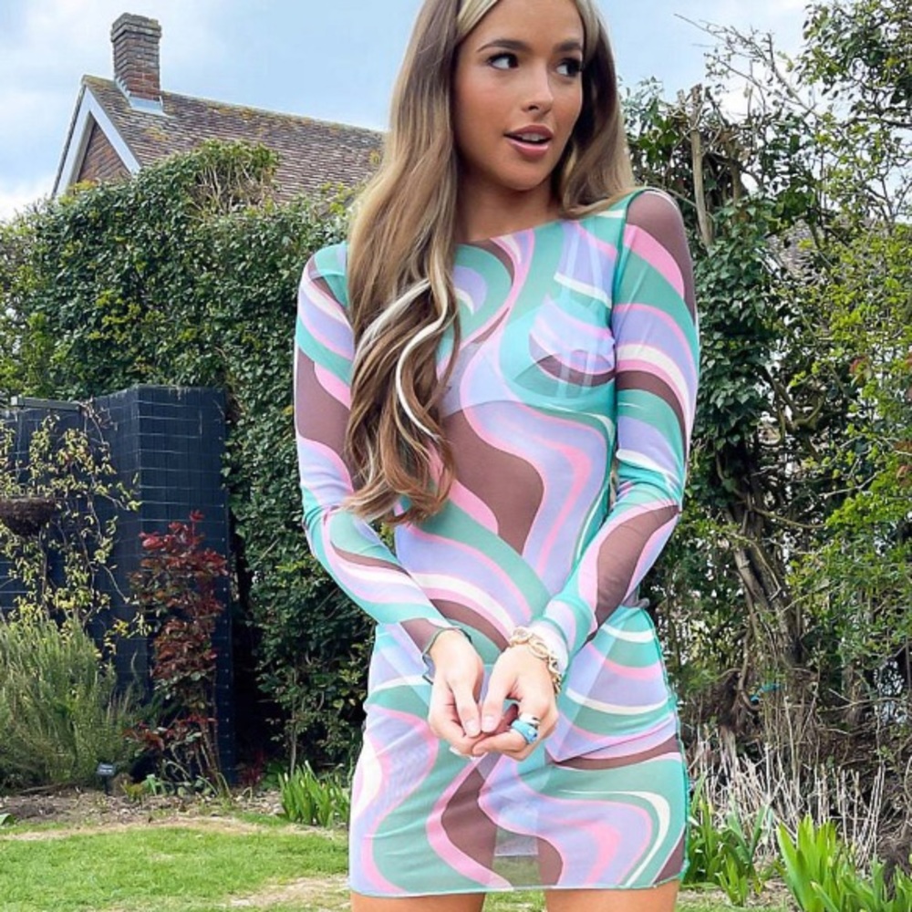 ASOS Retro Mesh Dress
